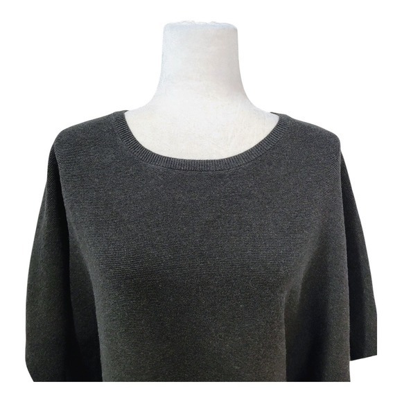 Quince Cotton Cashmere Blend Dolman Sweater T Shirt Women's Boxy Quiet Luxury XL - Picture 6 of 12